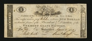 Advertising Notes and Facsimile Currency | Peachridge Glass